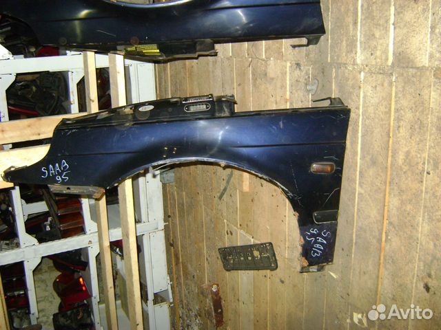 Крыло переднее левое сааб 9-5 saab 9-5 синий