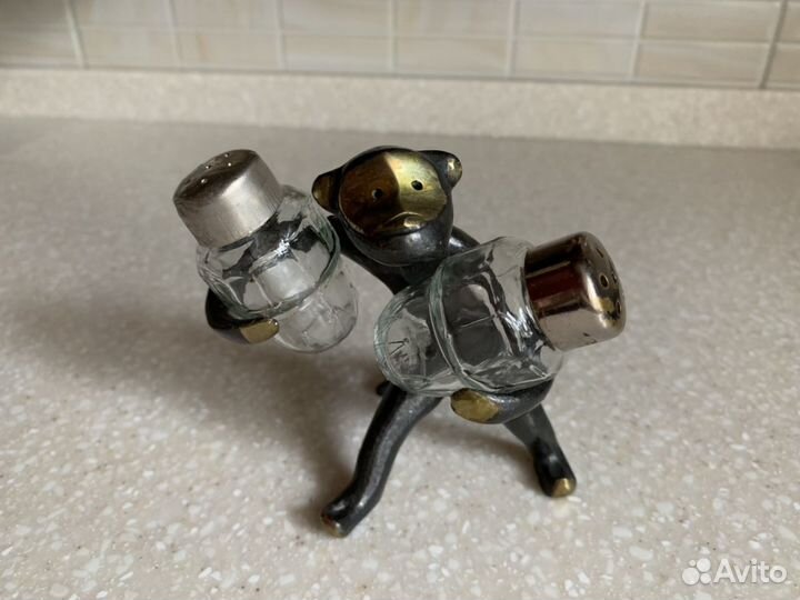 Подставка- держатель для специй, бронза