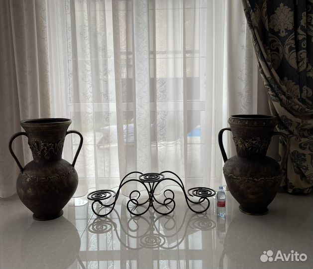 Вазы напольные высокие