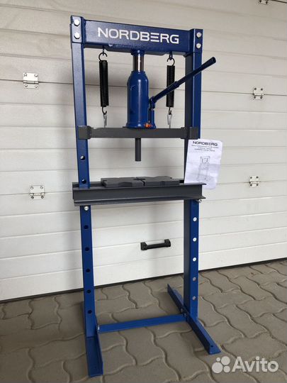 Пресс гидравлический ручной nordberg N3613JL, 12т