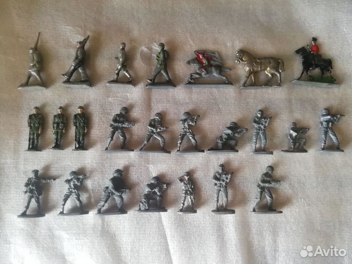 Редкие солдатики СССР, изо, 700 лет, луч, и др