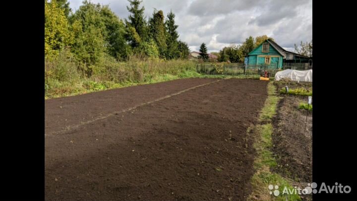 Разработка участков Фрезеровка, вспашка почвы