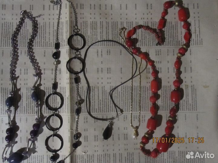 Винтажные украшения (колье)бижутерия ldadpr