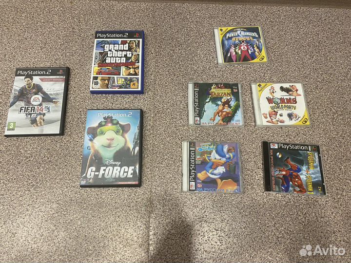 Диски на ps1\ps2