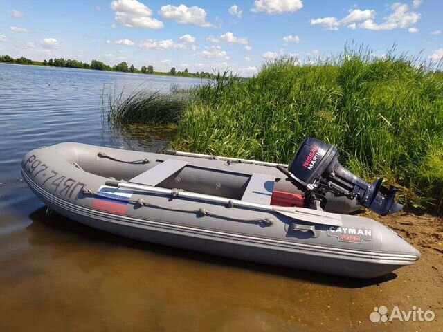 Моторная лодка пвх Кайман 360, мотор Nissan Marine