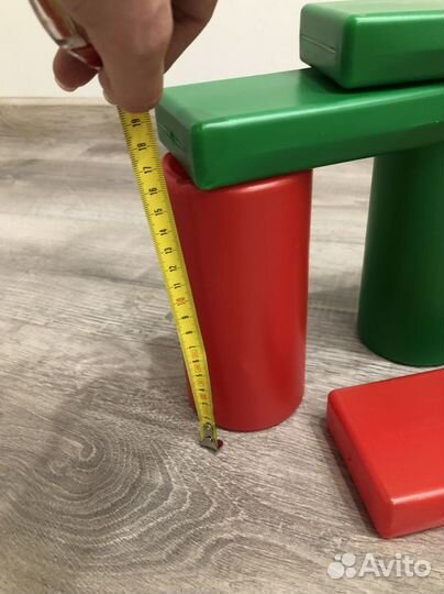 Конструктор из крупных пластиковых блоков