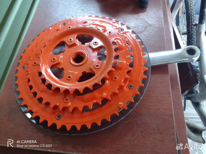 Шатун 3х звездами, задний переключатель скоростей