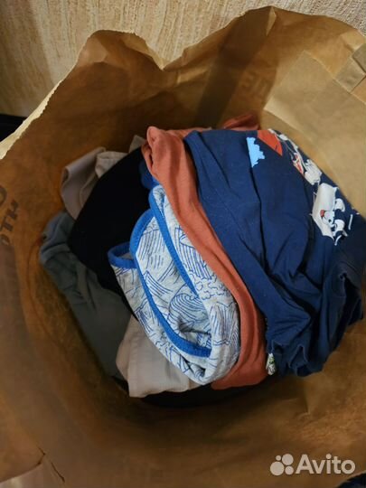 Вещи пакетом на мальчика рост 116 122