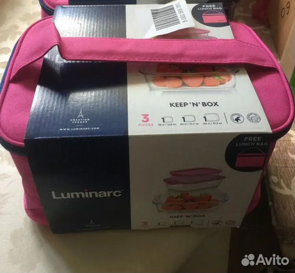 Контейнер набор luminarc+ сумка холодильник