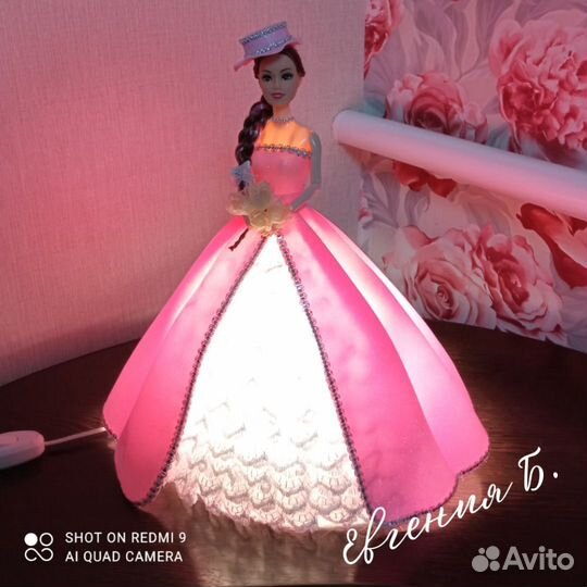 Кукла- Светильник ручной работы