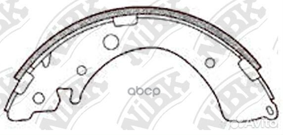 Колодки торм.бараб. FN5520 NiBK