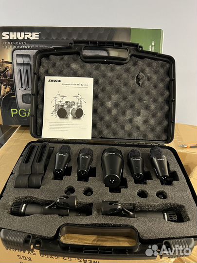 Комплект микрофонов для ударных Shure PGA 7