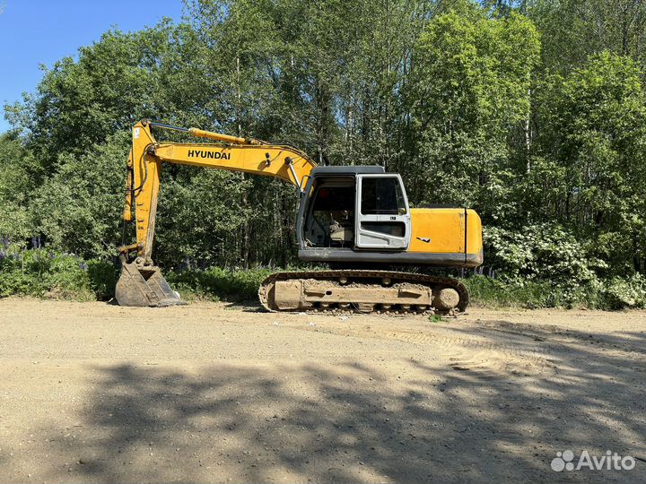 Услуги гусенечного экскаватора