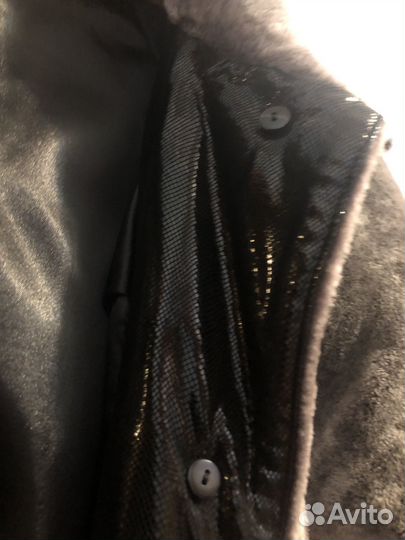 Шуба мутоновая 48 50 до колен