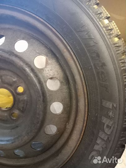 Диски 4*100 с резиной r15 195 60 (Hankook)