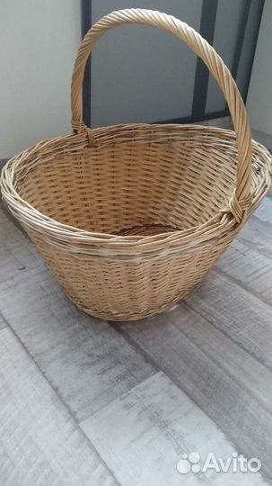 Корзина плетеная большая