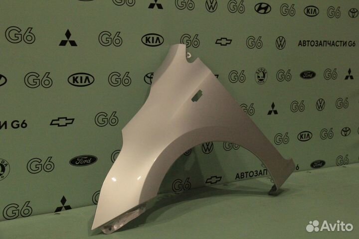 Крыло левое серебристое Rio 2017 – 2024 год