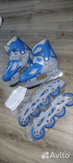 Коньки детские раздвижные