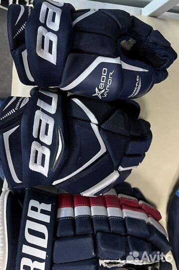 Краги bauer и warrior хоккейные 13