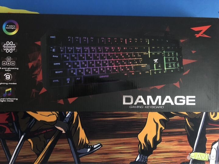 Игровая клавиатура с подсветкой