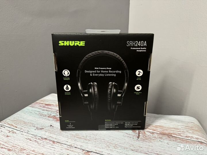 Shure SRH-240A-BK-EFS Наушники