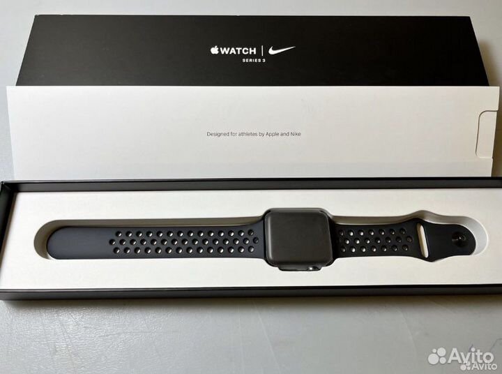 Часы apple watch 3 42mm nike