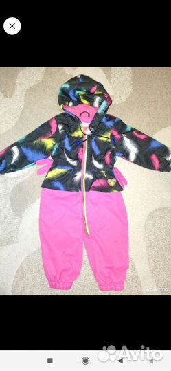 Комбинезон на флисе для девочки 86