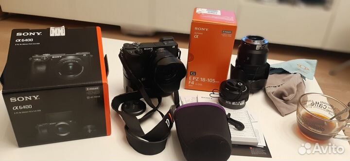 Sony а6400 kit с хорошим комплектом
