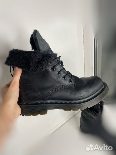 Dr martens ботинки зимние женские