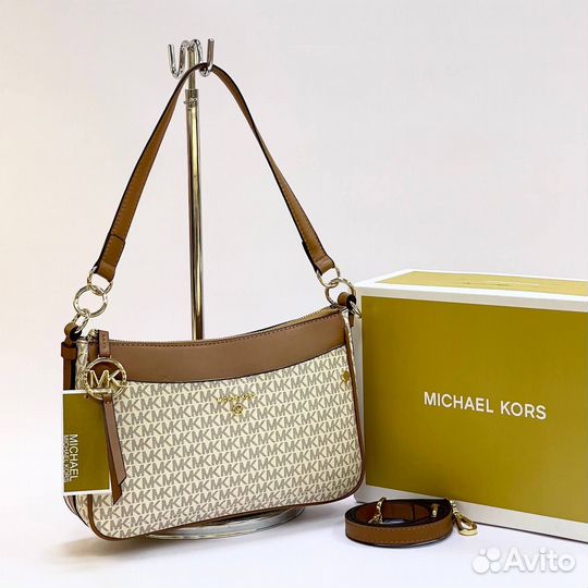 Сумка женская кожа Michael Kors jet set на плечо