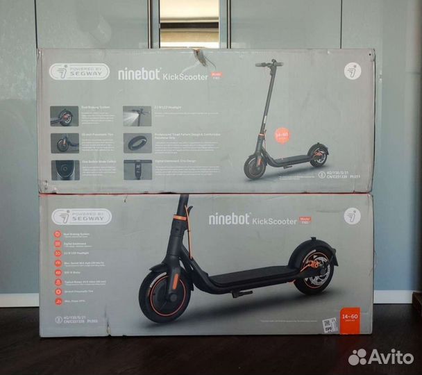 Электросамокат ninebot KickScooter F40 новый