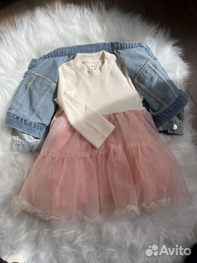 Джинсовка и платье для девочки
