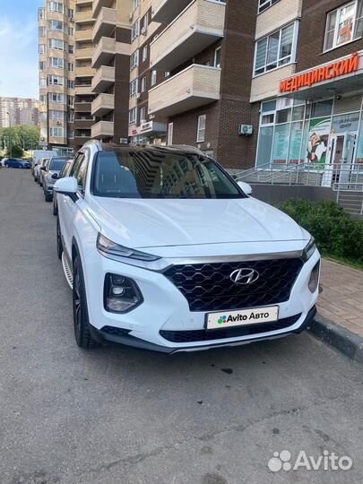 Hyundai Santa Fe 2.0 AT, 2018, 117 250 км