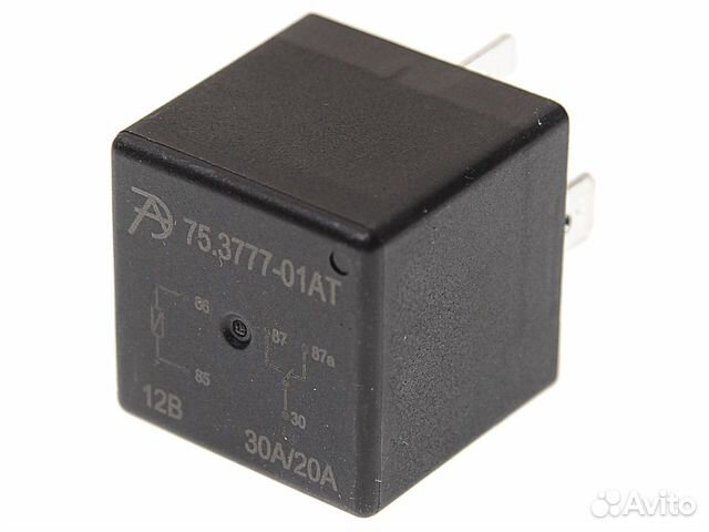 Реле электромагнитное 12V 5-ти контактное 30/20А п купить в Москве ...
