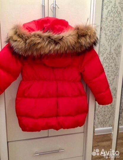 Пуховое пальто Moncler для девочки(110-116)