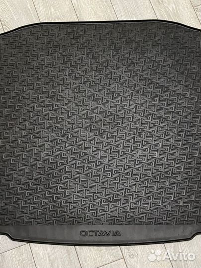 Коврик багажника оригинальный шкода октавия а 7