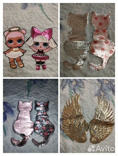 Аппликации/нашивки, термонаклейки