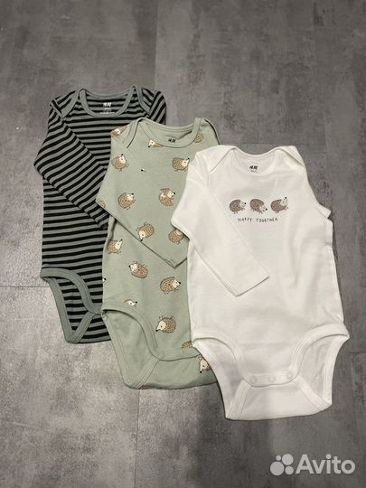 Новый комплект боди h&m