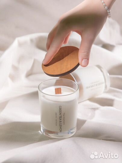 Ароматическая свеча ручной работы