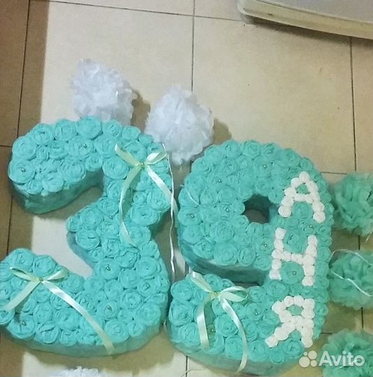 Цифры и буквы на Ваш праздник, на заказ