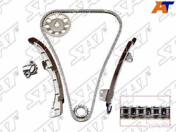 Комплект замены цепи грм toyota prius C