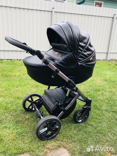 Коляска Baby merc zippy Q limited эко-кожа 3 в 1
