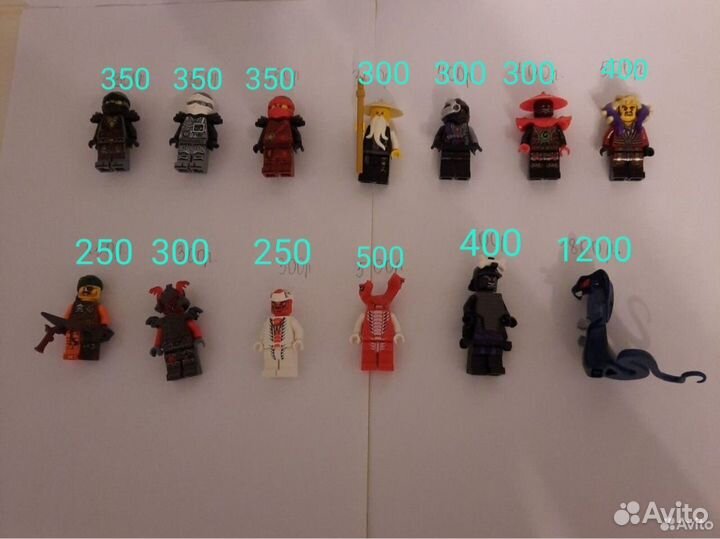 Lego ninjago минифигурки