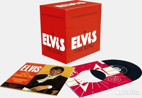 1998 - Original Singles collection (6 CD Boxset) кассета. LVIS Presley - no.1's - 18 x CD Singles - complete Box.