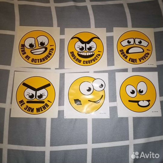 Наклейки смайлов