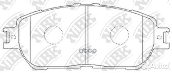 PN1480-nibk колодки дисковые п Lexus ES 250/30