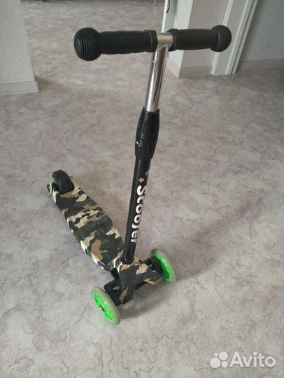 Самокат детский трехколесный бу