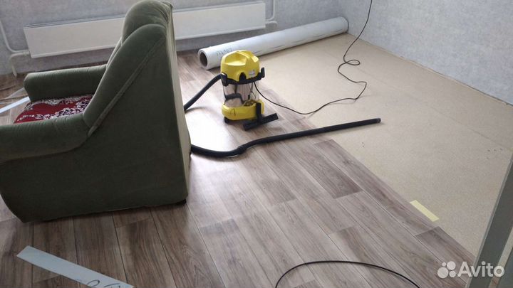 Укладка Линолеума, Ламината, напольных покрытий