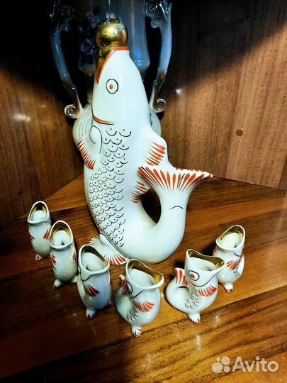 Графин-штоф Рыба Полонский з-д СССР