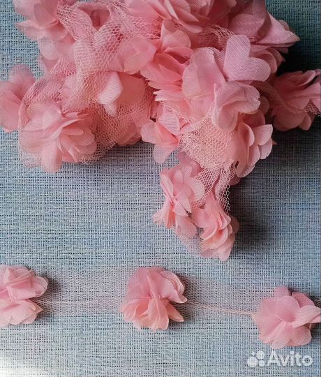 Шифоновые цветы